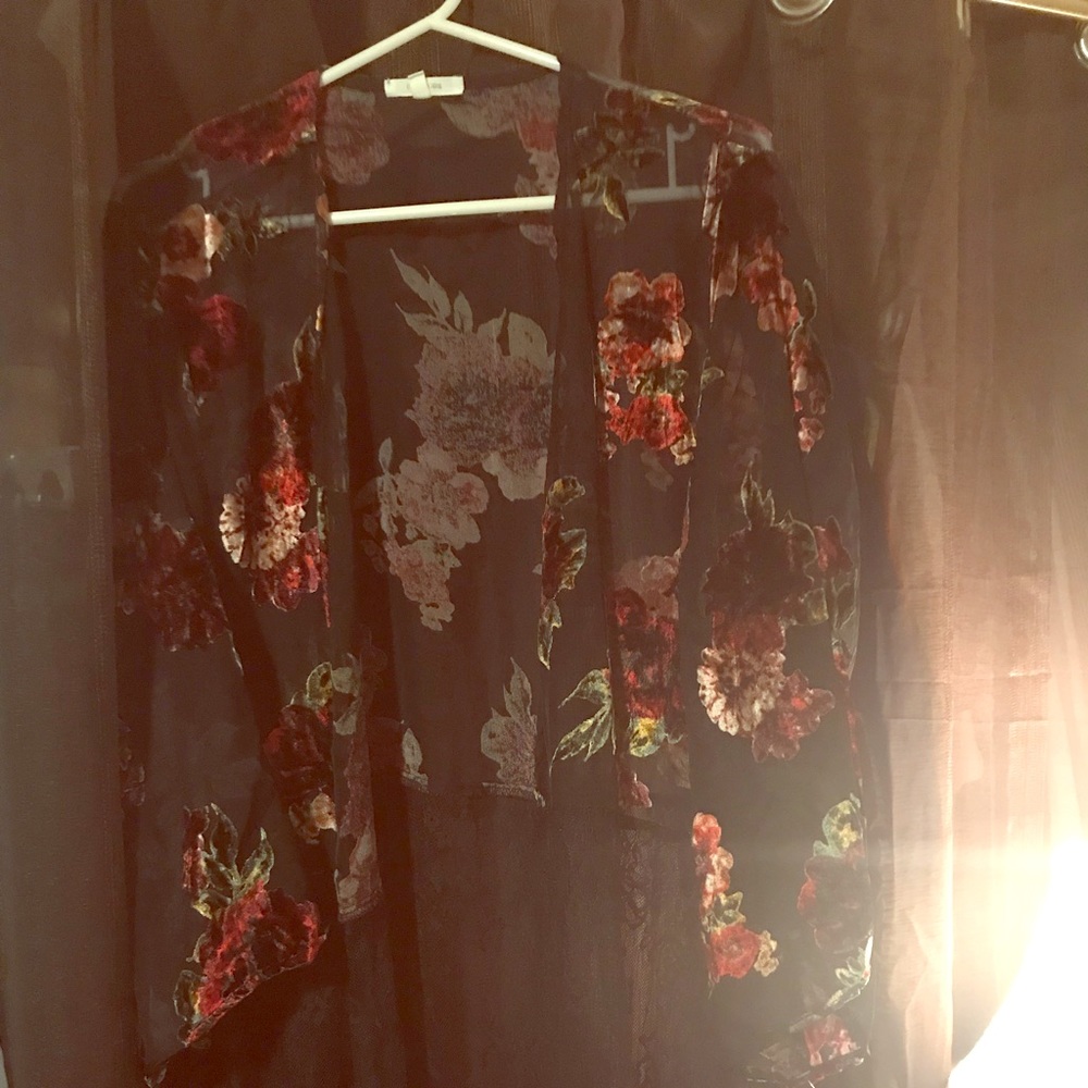 A lace coverall